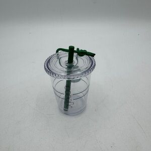 STARBUCKS To-Go Acrylic Cold Cup Christmas  Holiday Ornament 2009